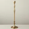 Aged Bronze Candlestick, Tall