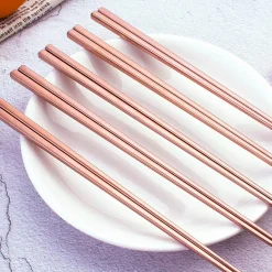 Annie Rose Gold Chopsticks - Set of 4