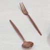 Annie Rose Gold Dessert Flatware