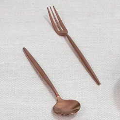 Annie Rose Gold Dessert Flatware
