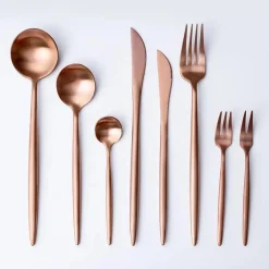 Annie Rose Gold Flatware 6 pc Set