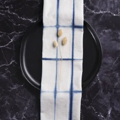 Blue Indigo Cotton Dinner Napkins - Set of 4