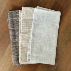 Blue Vintage Grain Napkins - Set of 4