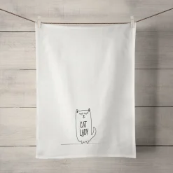 Cat Lady Tea Towel