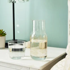 Chevron Bedside Carafe