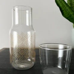 Chevron Bedside Carafe