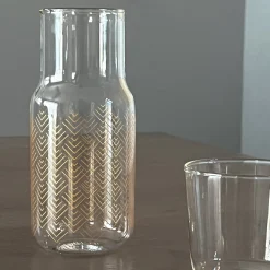 Chevron Bedside Carafe