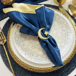 Crescent Moon and Star Napkin Rings