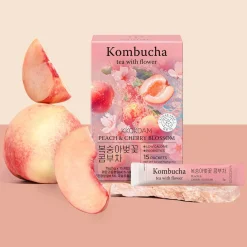 Flower Kombucha Powder: Peach & Cherry Blossom