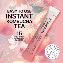 Flower Kombucha Powder: Peach & Cherry Blossom