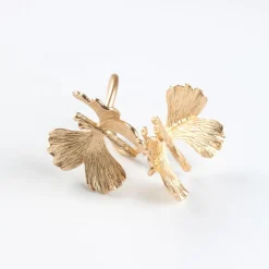 Gold Garden Napkin Ring - Set of 4