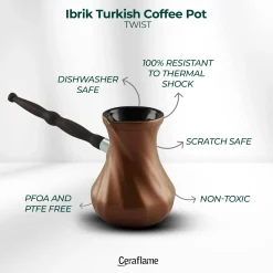 Handcrafted Ceramic Ibrik – 18.6 oz