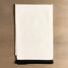 Handmade Black Fringe Tea Towel