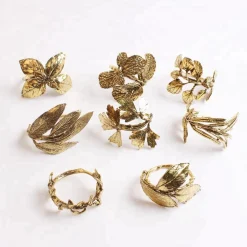 Herb Garden Napkin Rings - Set of 8