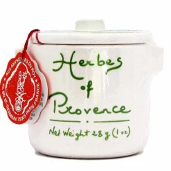 Herbs de Provence in a handmade crock | Anysetiers du Roy