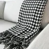 Houndstooth Throw Blanket