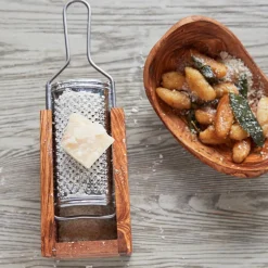 Italian Olivewood Box Cheese Grater