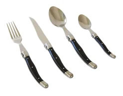 Laguiole 24 Piece Flatware Set - Black