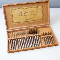 Laguiole 24 Piece Flatware Set, Platine Stainless Steel