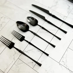 Laurel Flatware Set - Black