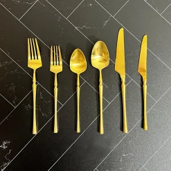 Laurel Flatware Set - Gold