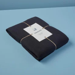 Linen Tablecloth, Black