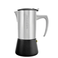 Milano Steel Stovetop Espresso Maker, Brushed