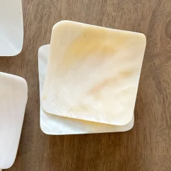 Mother-of-Pearl Caviar Dish | 9 cm Square