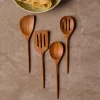 Padma Teak Mini Kitchen Utensils, Set of 4
