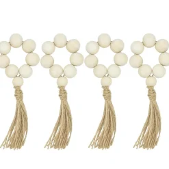 Prayer Bead Napkin Rings - Set of 4