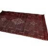 Rectangle Cactus Silk Pillow Cover - Maroon