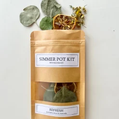 Refresh Simmer Pot Kit - Eucalyptus, Lemon & Chamomile