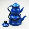 Retro Enamel Double Tea Pot