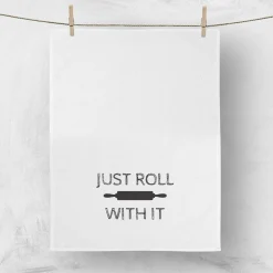 Roll with it Tea Towel