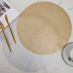 Round Vinyl Placemat - Set of 4