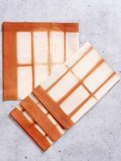 Shibori Hand Dyed Napkins - Set of 4