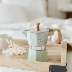 Stovetop Moka Pot, Mint Green