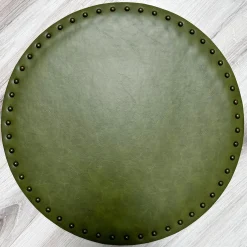 Studded Leather Placemats - Set of 4