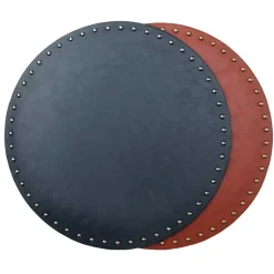Studded Leather Placemats - Set of 4
