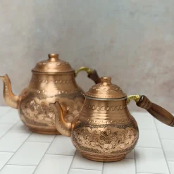 Turkish Copper Double Teapot