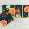 Winter Floral Cloth Napkins, Set of 4